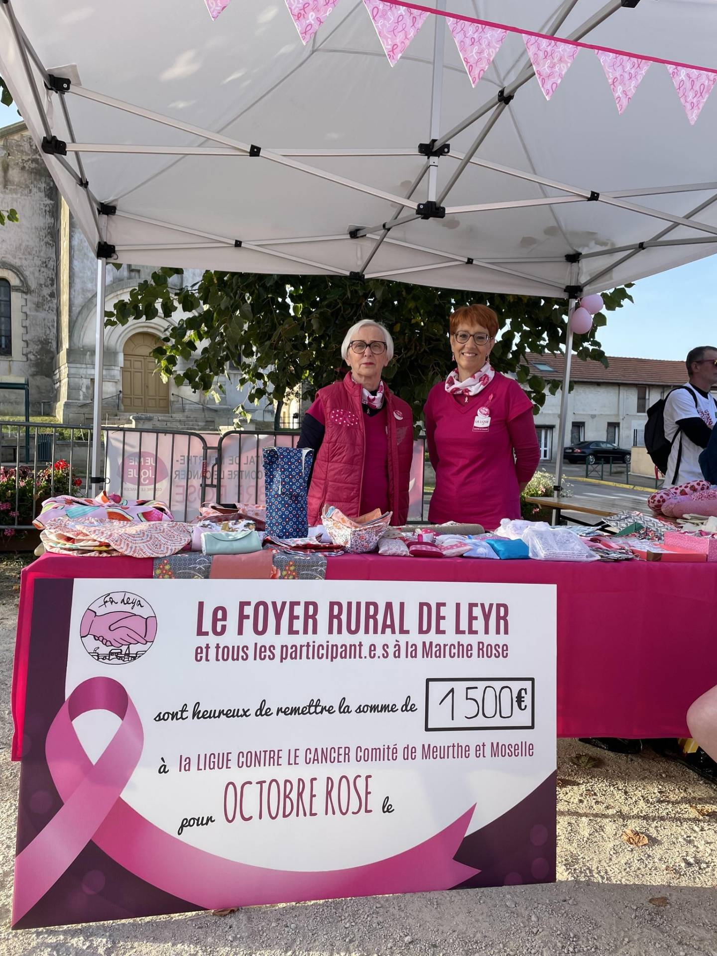 Octobre rose 2023 - commune de Leyr 