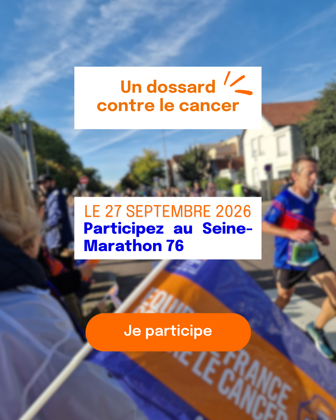 Un dossard contre le cancer