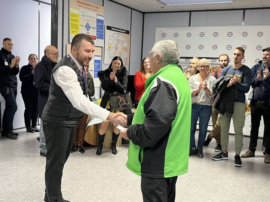 Remise du chèque de l'opération "Octobre Rose 2023" 