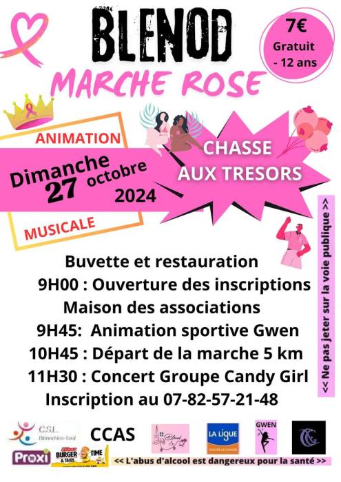 OCTOBRE ROSE - Blénod-lès-Toul - Marche Rose 2024