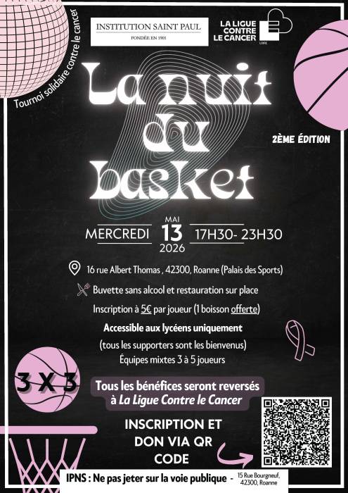 nuit basket roanne 2026