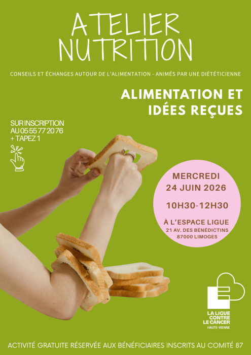 Atelier alimentation et idées reçues