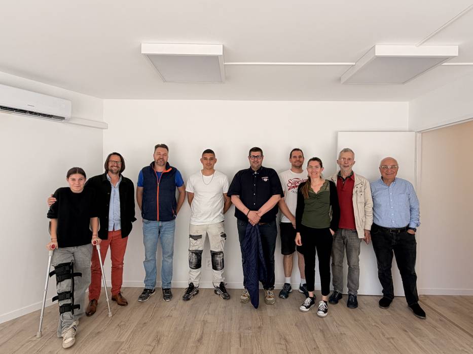 Merci à tous pour le chantier de l’aménagement de notre nouveau local dédié à l’aide aux malades, mené avec brio par Charles Garin, architecte et son équipe d’artisans au top ! 👏