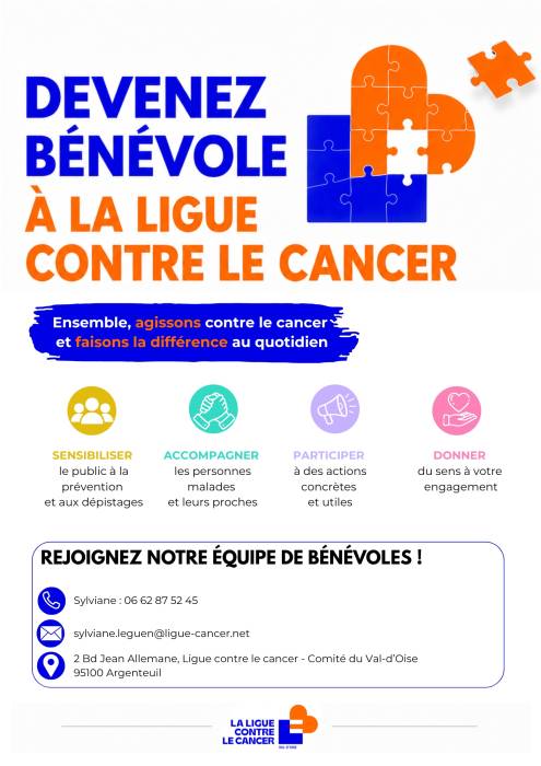 Affiche Cd95 "devenez bénévole"