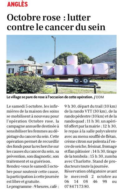 Article - Octobre Rose 2024 Tarn