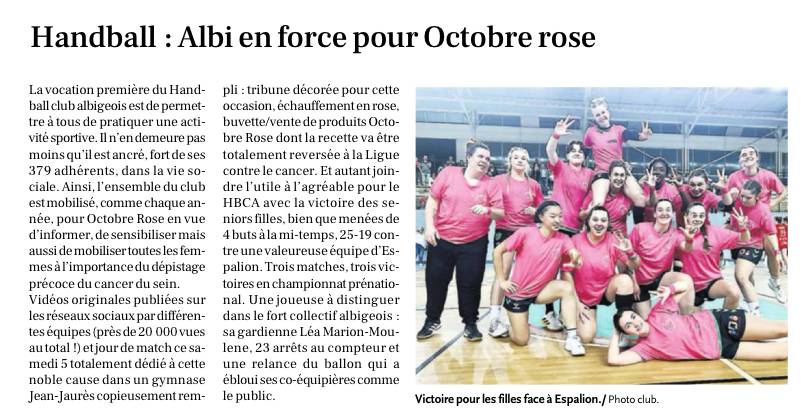 Article - Octobre Rose 2024 Tarn