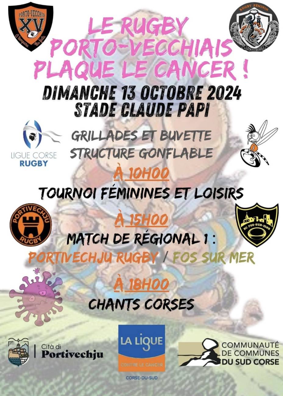 Affiche journee rugby porto-vecchio