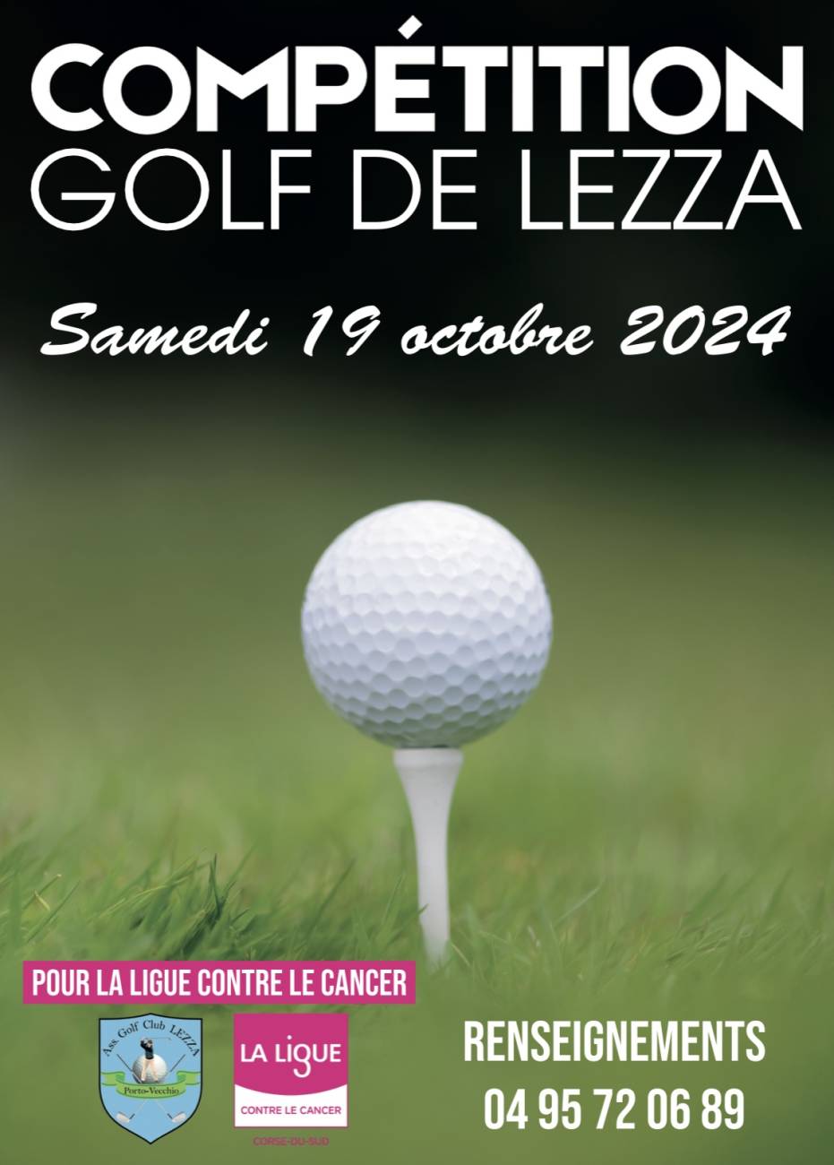 Affiche compétition Golf