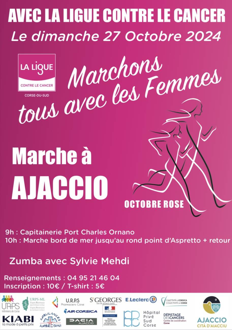 Affiche marche Ajaccio