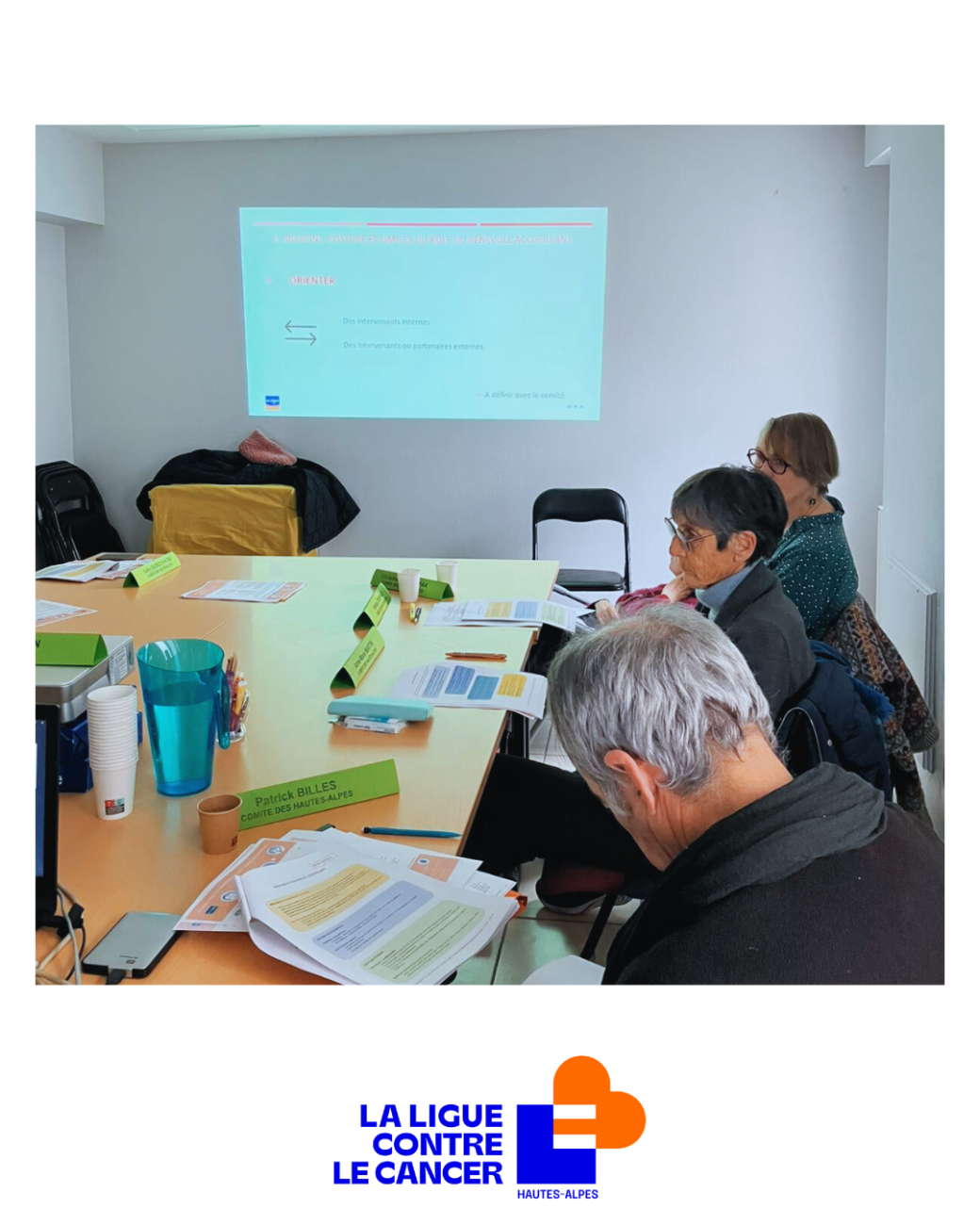 Formation des bénévoles