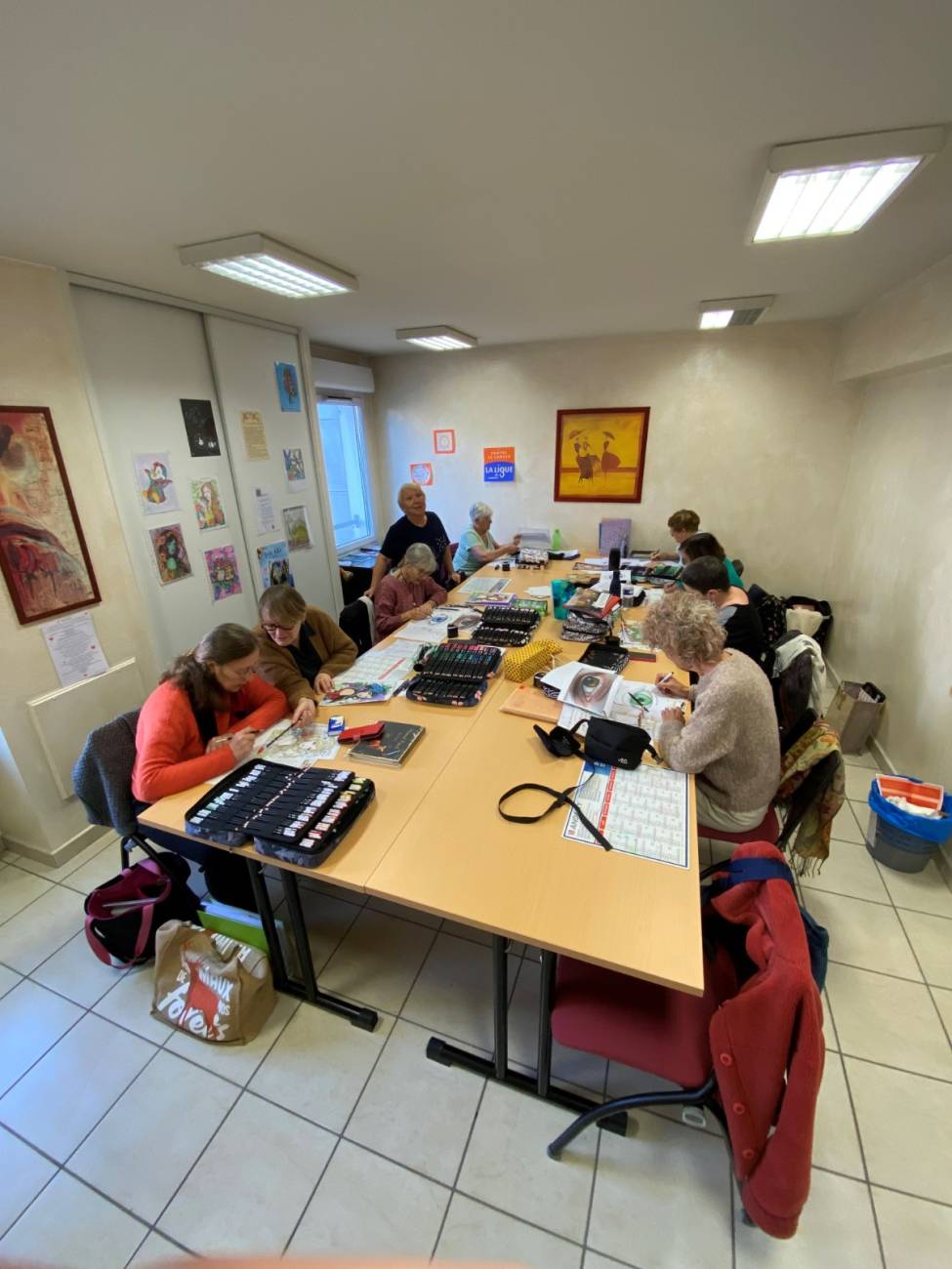 Groupe de coloriage